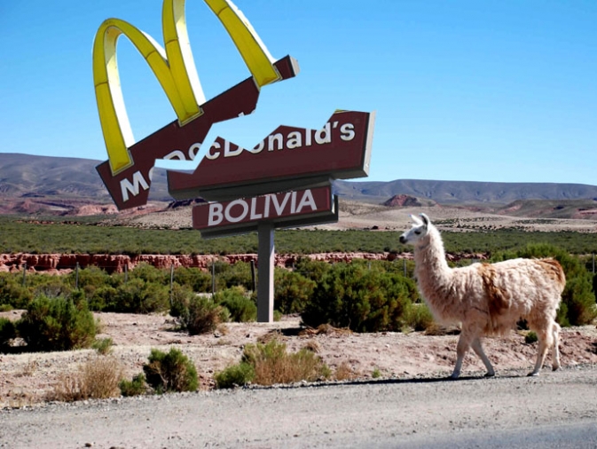 Vous ne trouverez pas de McDo en Bolivie